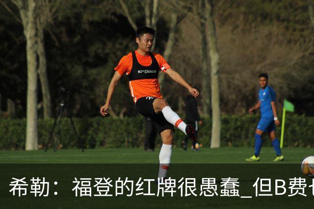 希勒：福登的红牌很愚蠢 但B费也应该被红牌罚下，如果罚就都得罚